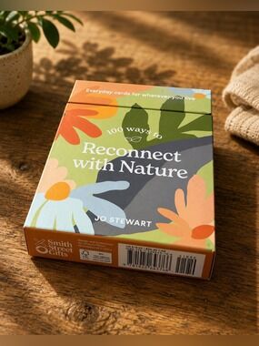 🌲 Reconnect with Nature Card Deck by Jo Stewart • Like New Mindfulness Card Set